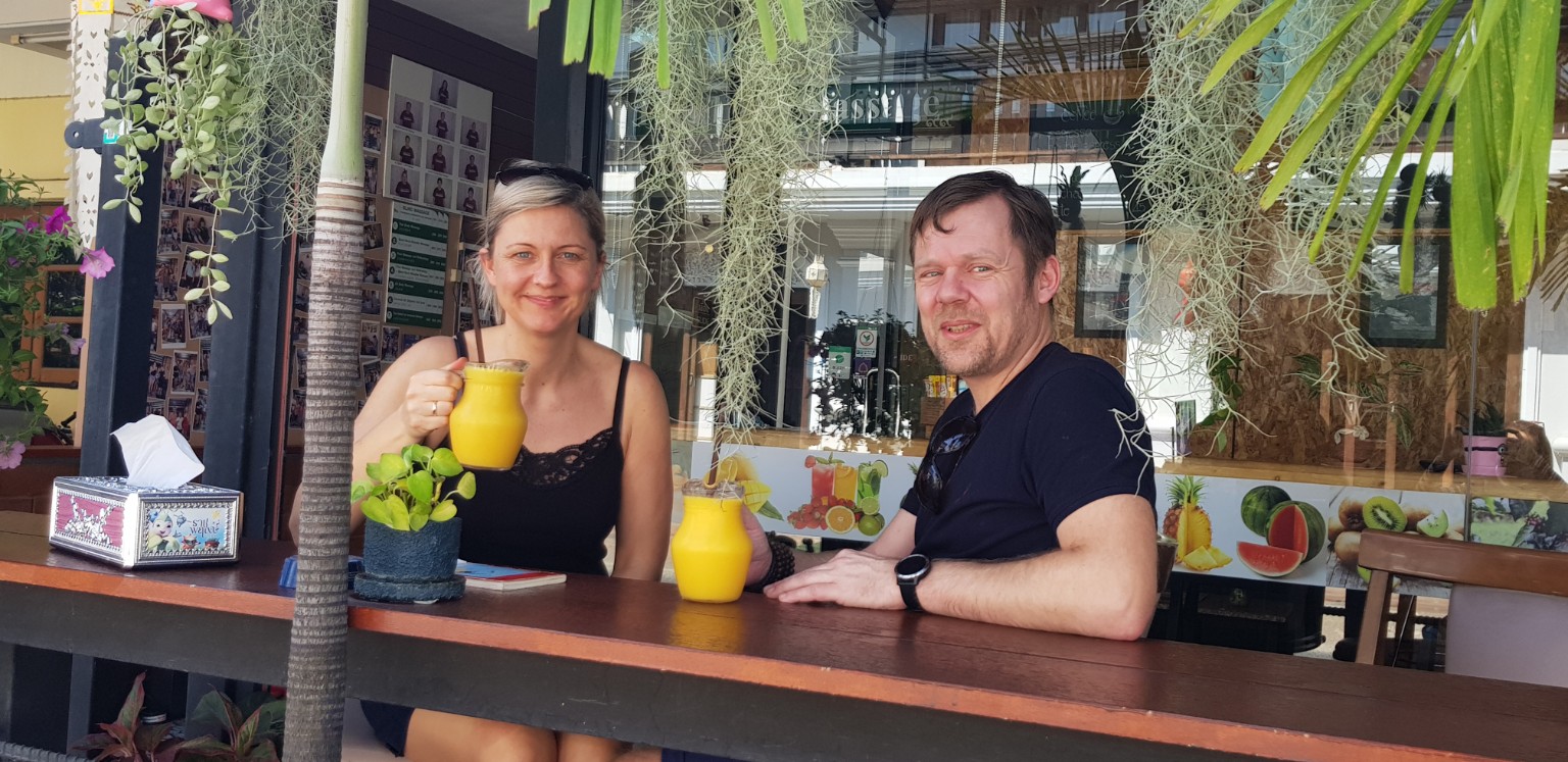 Heidi og Frederik på rejse i Thailand